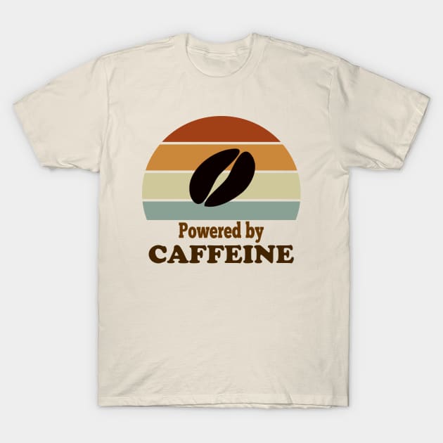 Powered by caffeine T-Shirt by halazidan